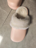 朴西冬季防水可拆卸棉拖鞋女士保暖室内厚底防滑可外穿 浅粉 36-37 实拍图