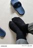 棉十三袜子男士新疆棉10A防臭抗菌中筒秋冬季黑色商务休闲纯色透气10双 实拍图