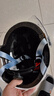 京东京造 TK02电动车头盔短镜款 夏季四季通用3C认证新国标A类315推荐电瓶车头盔蓝白M码 实拍图