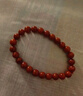 石玥珠宝精品7-8mm凉山南红玛瑙手串本命年转运珠手链男女士款礼物 实拍图