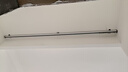 金杆子 铝合金加厚窗帘杆打孔单杆双杆窗帘轨道罗马杆 可上门 单杆-时尚白-侧装 净杆0.88米+两头1米总长 实拍图