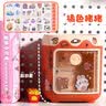 少年伴笔筒桌面收纳盒多功能大容量小初中幼儿园办公桌面男女化妆盒学生开学必备学习用高颜值 猪猪橘色 实拍图