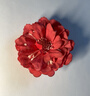 娜扎红色花朵发夹侧边夹旅行发卡新娘发卡夹子头饰发饰 红色花朵发夹 实拍图