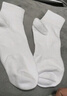 棉十三袜子男士100%纯棉筒抗菌防臭中筒袜秋冬季透气纯色白色长筒7双 实拍图