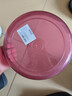 【京东物流】洗脸盆加大加厚家用大号洗菜盆洗衣盆内裤收纳盆子 紫红 小号23*9cm-加厚不怕摔 实拍图
