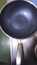 炊大皇 炒锅 304不锈钢炒菜锅煎锅 平底不粘炒锅32cm 可立可视盖不挑灶 实拍图