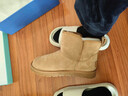 意尔康男鞋冬季加绒保暖男棉鞋简约复古男士雪地靴 96129W 驼色 41 实拍图