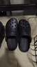 卡骆驰（crocs）女鞋厚底云朵洞洞鞋户外休闲时尚一脚蹬沙滩鞋 206750-001 37-38 实拍图