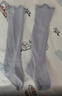 尼多熊婴儿长筒袜秋冬宝宝袜新生儿过膝袜保暖棉质儿童袜子 实拍图