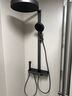 东鹏（DONGPENG）官方淋浴花洒套装背喷增压全铜枪灰色数显腰喷背部出水花洒全套 【新升级】434H-3D圆顶脉冲天幕顶喷 【59A全铜水路芯】 实拍图