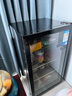 美的（Midea）95升冰吧冷藏家用客厅小冰箱办公室冰吧茶叶饮料水果蔬菜保鲜柜红酒柜JC-98GM(E) 实拍图