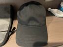 回力大头围棒球帽子男士潮流鸭舌帽女纯色休闲户外运动遮阳四季太阳帽 黑色 L 【59-65cm】加大加深适合大头围 实拍图