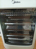 美的（Midea）小太阳取暖器家用节能电暖器台式电热器暖气机办公室烤火炉暖脚器暗光防烫远红外电暖气 【倾倒断电 过热保护 白色】 机械式 NS8-15D 台式 实拍图