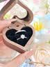 央创时尚莫桑钻戒结婚订婚戒指一对情侣对戒仿真钻戒S925莫桑石婚戒戒指 实拍图