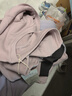 京东京造【发热 抑菌 舒暖】加绒女式保暖内衣秋衣秋裤男女 舒暖340g粉紫S 实拍图