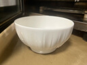 顺祥轻奢碗碟套装陶瓷米饭碗家用高档釉下彩纯白简约碗盘餐具汤面碗 5英寸饭碗 实拍图
