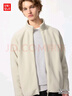 优衣库男装女装摇粒绒拉链茄克/长袖外套廓系夹克479792 30 浅米色 M 实拍图