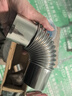 特路304不锈钢燃气热水器排烟管配件60排气管直径6cm天然气加长延长管 无衬纸耐高温（拉不断）铝箔胶带 实拍图