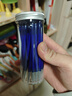 爱好（AIHAO）摩易擦按动笔芯ST尖0.5mm可擦中性笔替换芯热敏擦可擦笔芯晶蓝色30支 DZ2200 实拍图