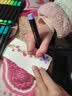 金值X迪士尼 36色软头丙烯马克笔 可控墨彩色小学生美术美育小黑盒高覆盖不透色水彩笔画笔生日礼物 实拍图