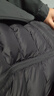 京东京造【air+零压羽绒】轻薄羽绒服男外套冬立领白鸭绒 曜石黑L 实拍图