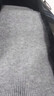 恒源祥羊毛衫女秋冬加厚打底毛衣修身内搭半高领针织衫 灰色 XL 建议120-130斤 实拍图