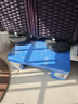 实承平板塑料托盘4030防潮板仓库垫板叉车板栈板卡板货架冷库地堆托板40*30*12蓝色 实拍图