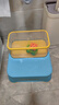 儿童洗漱台阶梯踩脚凳宝宝洗手台阶垫脚凳踩脚坐凳加厚防滑小板凳 湖水蓝 实拍图