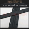 易利丰（elifo）黑色凭证标书报告卡条装订夹压条文件打孔机十孔a4纸10孔装订夹条装订条塑料资料装订机扣条压边 15mm 100支装（装订126-150页） 装订夹条 实拍图