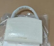 CHARLES&KEITH鳄鱼纹凯莉包手提斜挎婚包包女包生日礼物新年礼物CK2-50270880-1 Ivory象牙色 S 实拍图