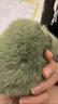 【JD快递】新款防獭兔毛小桃子猫爪手机饰品挂链汽车钥匙扣挂件ins毛绒球水蜜桃书包挂饰创意礼物 牛油果挂件【无脚款】 实拍图