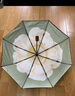 蕉下（beneunder）防紫外线遮阳伞三折双层黑胶晴雨伞防晒伞BM664月雾 实拍图