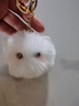 仿獭兔毛小柿子可爱书包包挂件毛绒球玩偶公仔汽车钥匙扣挂饰礼物 1个装【猫猫球钥匙扣】 1个装 实拍图