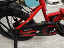 永久（FOREVER）儿童自行车男女款小孩单车可折叠脚踏车4-6-8-10岁辅助轮16寸红色 实拍图