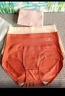梦特娇100%纯棉档10A抗菌高腰收腹无痕内裤女收小肚子提臀3条独立礼袋装 实拍图