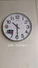 康巴丝（Compas）挂钟客厅静音走时大尺寸石英钟表挂墙新款时钟 3439A 咖木色 41cm 实拍图
