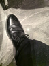 海澜之家HLA皮鞋男士商务休闲秋冬正装德比鞋子男H164/H172 增高款41 实拍图