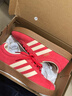 adidas「T头鞋」VL COURT复古休闲板鞋德训鞋男女阿迪达斯轻运动 浅猩红/暖香草色/黄色   38.5 实拍图
