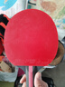 红双喜（DHS）乒乓球拍八星级横拍H8002芳碳5+2AC单拍附拍包+乒乓球 实拍图