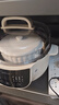 美的（Midea）电炖锅 电炖盅 快炖隔水炖煮家用煮粥婴儿宝宝辅食锅bb煲汤锅燕窝炖盅4.5L白瓷内胆炖汤锅上蒸下炖 4.5L 不锈钢锅底【蒸/炖/煮一体】x 实拍图