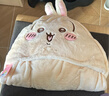 名创优品（MINISO）Chiikawa休闲毯Usagi乌萨奇周边带帽披肩毛毯午睡毯冬季生日礼物 实拍图