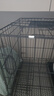 憨憨宠猫笼折叠猫笼子大号猫别墅加粗加密双层猫舍猫窝宠物猫咪用品家用 黑色 700双层 实拍图