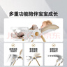 哈卡达婴儿餐椅儿童多功能宝宝儿童餐椅可折叠便携式吃饭桌座椅可调节 升级款-星空白Pro 实拍图