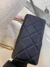 CHARLES&KEITH质感菱格链条小方钱包女包包女包生日礼物新年礼物CK6-10680924 Black黑色 XS 实拍图