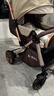 奔昂 婴儿推车可坐可躺轻便避震宝宝折叠婴儿车双向BB童车手推车 升级卡其+一键单手收+可坐躺+可双向推行+四轮高配 实拍图