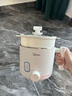 美的（Midea）电煮锅 宿舍小锅 小电锅 学生寝室一体泡面火锅多功能 不锈钢0涂层 电蒸锅 电热锅 XZE1614 配蒸笼 实拍图