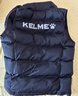 卡尔美（KELME）运动棉马甲男新款足球训练棉马夹加厚保暖坎肩跑步棉服 黑色 L 实拍图