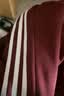 adidas休闲加绒加厚连帽卫衣套头衫男装秋冬阿迪达斯官方轻运动   暗红   2XL 实拍图