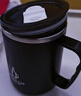 品喻（PINYU）马克杯不锈钢带盖家用防烫办公室加大容量水杯男女喝水杯子尊贵黑 实拍图