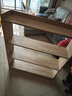 众淘全实木书架纯实木书柜落地客厅置物架家用学生收纳柜矮书柜储物柜 【加厚15mm实木】四层93x24x106 实拍图